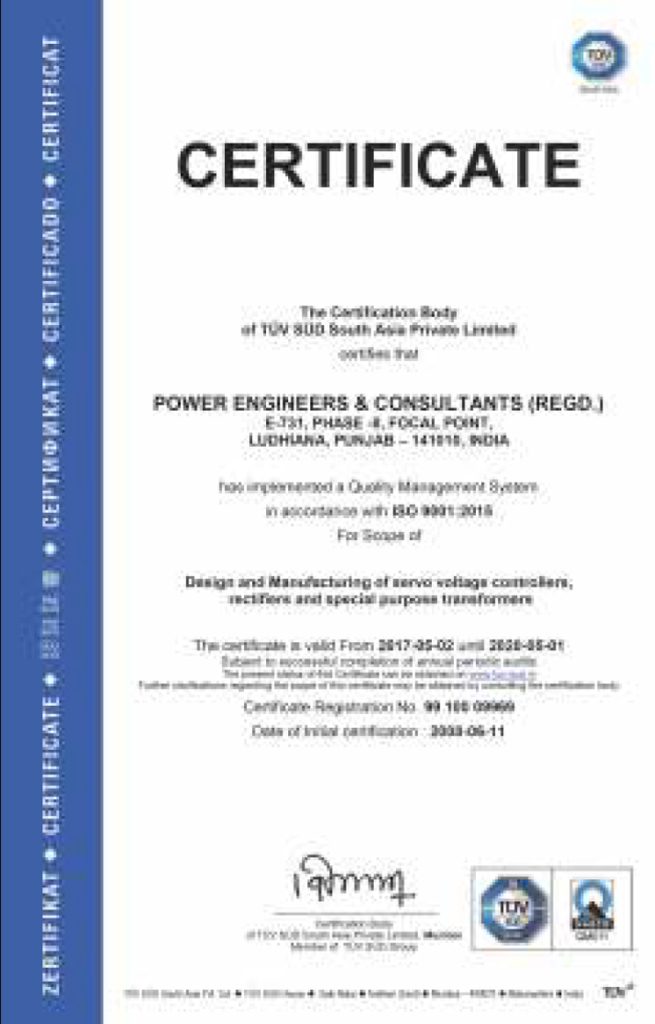 Power Engineer and Consultant Certificate